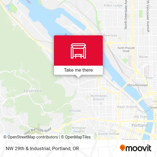 NW 29th & Industrial map