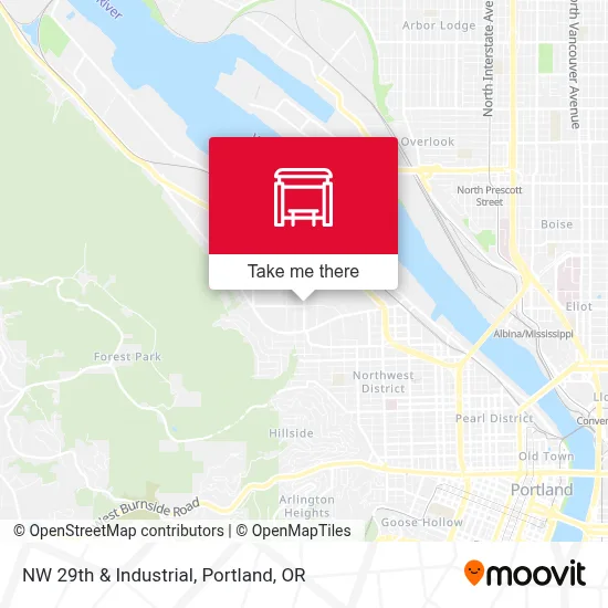 NW 29th & Industrial map