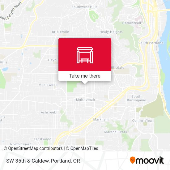 Mapa de SW 35th & Caldew