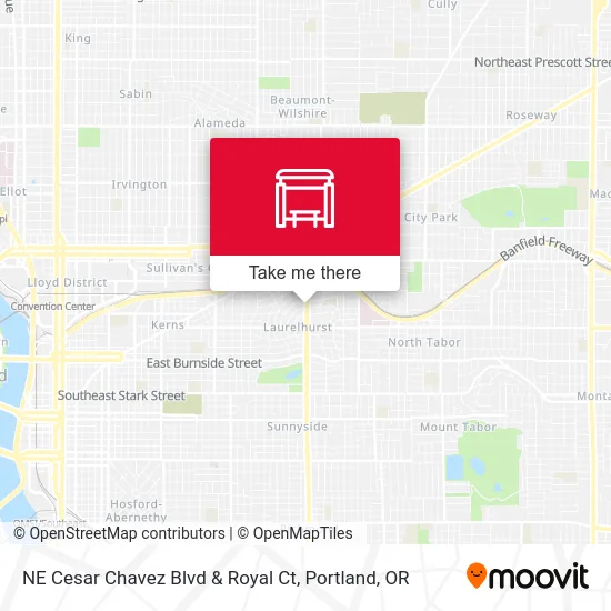 NE Cesar Chavez Blvd & Royal Ct map