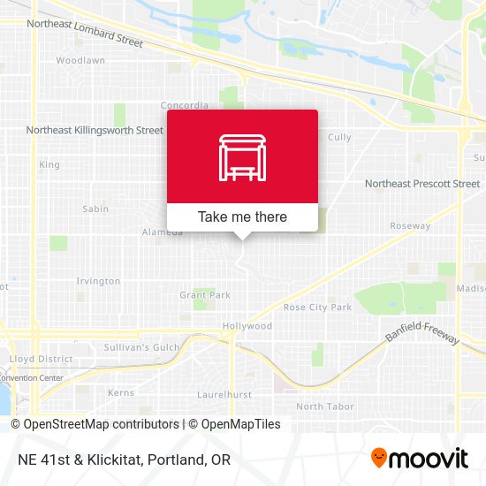 Mapa de NE 41st & Klickitat