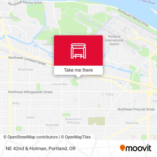 Mapa de NE 42nd & Holman