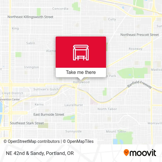 Mapa de NE 42nd & Sandy
