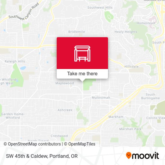 Mapa de SW 45th & Caldew