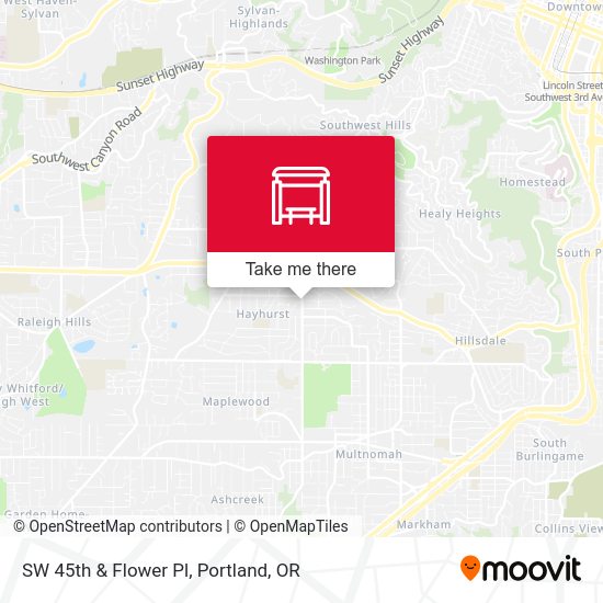 Mapa de SW 45th & Flower Pl