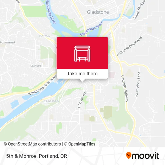 5th & Monroe map