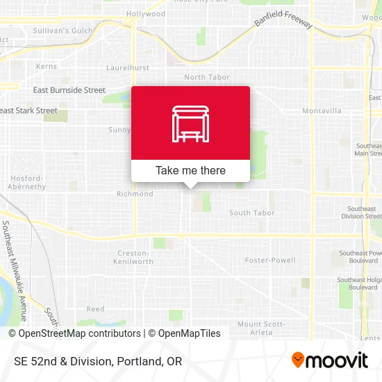 Mapa de SE 52nd & Division