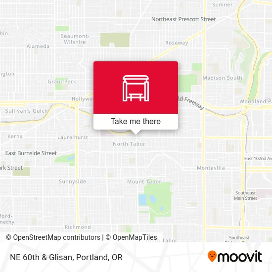 Mapa de NE 60th & Glisan