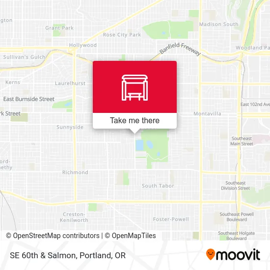 SE 60th & Salmon map