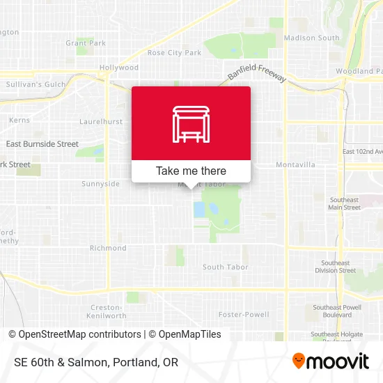 SE 60th & Salmon map