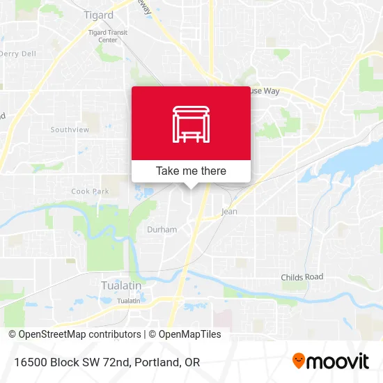 16500 Block SW 72nd map