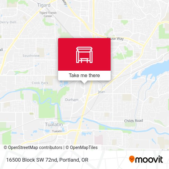 16500 Block SW 72nd map