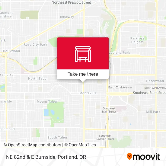 Mapa de NE 82nd & E Burnside