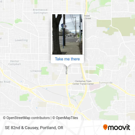 Mapa de SE 82nd & Causey