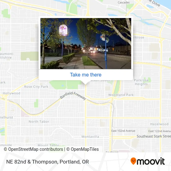 Mapa de NE 82nd & Thompson