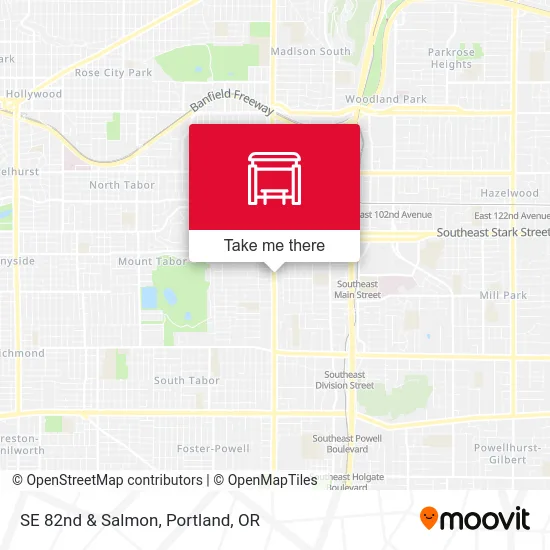 SE 82nd & Salmon map