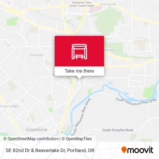 SE 82nd Dr & Beaverlake Dr map