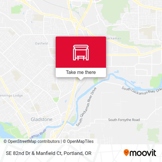 SE 82nd Dr & Manfield Ct map