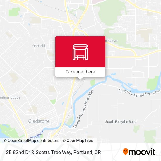 SE 82nd Dr & Scotts Tree Way (South) map