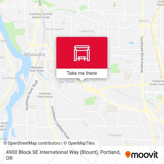 4900 Block SE International Way (Blount) map