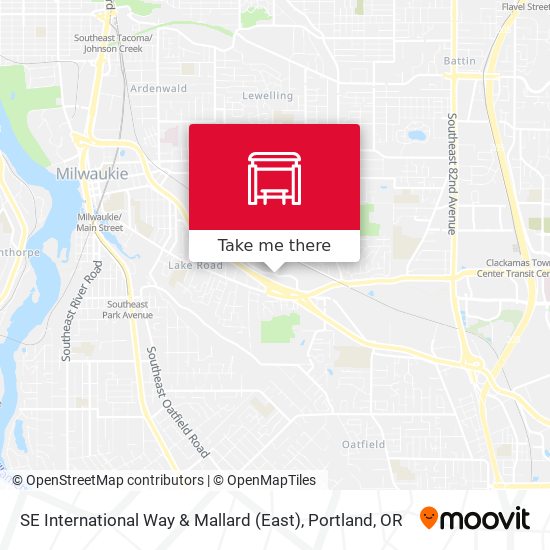 Mapa de SE International Way & Mallard (East)