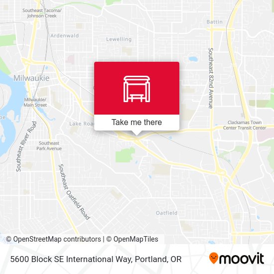 Mapa de 5600 Block SE International Way