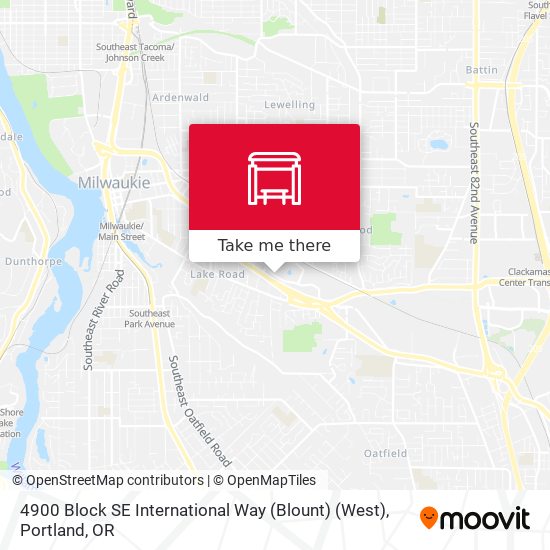 Mapa de 4900 Block SE International Way (Blount) (West)