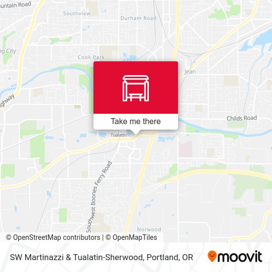 Mapa de SW Martinazzi & Tualatin-Sherwood