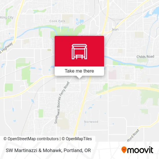 SW Martinazzi & Mohawk map
