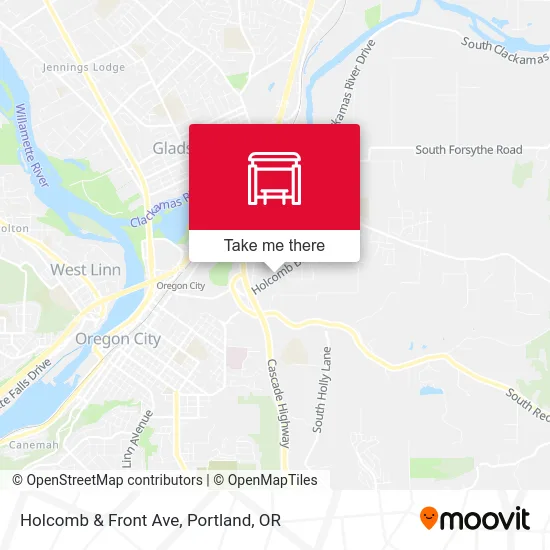 Mapa de Holcomb & Front Ave
