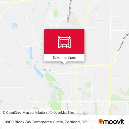 9900 Block SW Commerce Circle map