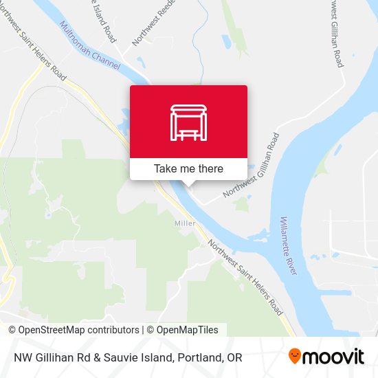 Mapa de NW Gillihan Rd & Sauvie Island