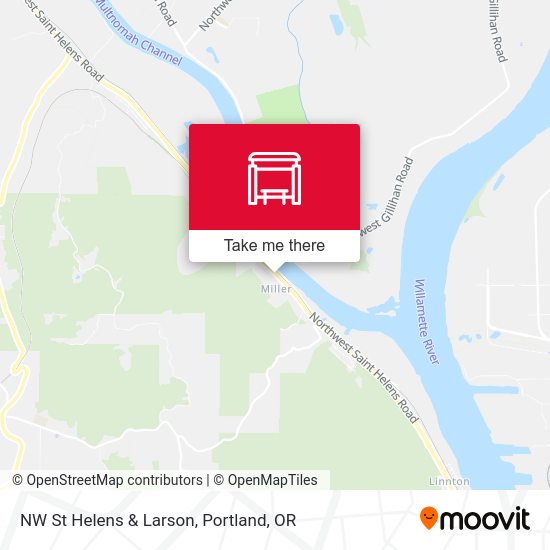 Mapa de NW St Helens & Larson