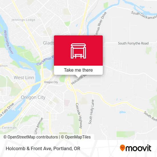 Mapa de Holcomb & Front Ave