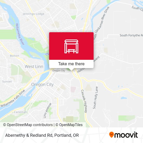 Mapa de Abernethy & Redland Rd