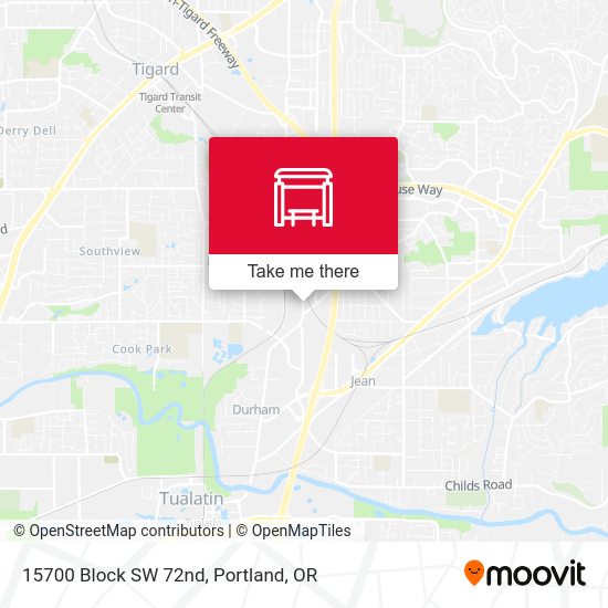 15700 Block SW 72nd map