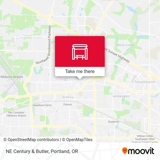 Mapa de NE Century & Butler