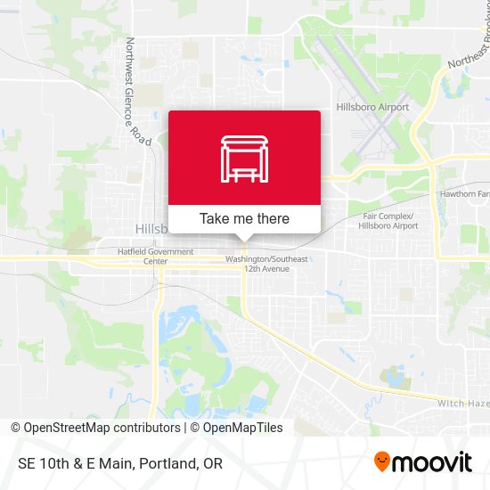 Mapa de SE 10th & E Main