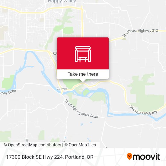 17300 Block SE Hwy 224 map