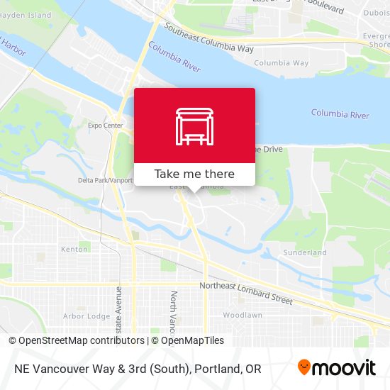NE Vancouver Way & 3rd (South) map
