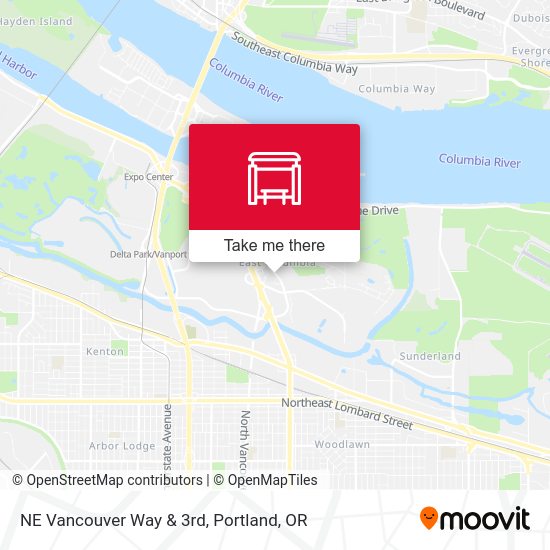 NE Vancouver Way & 3rd (South) map