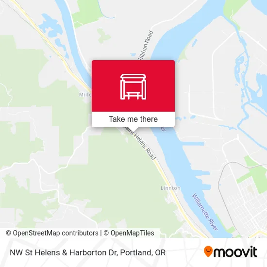 NW St Helens & Harborton Dr map
