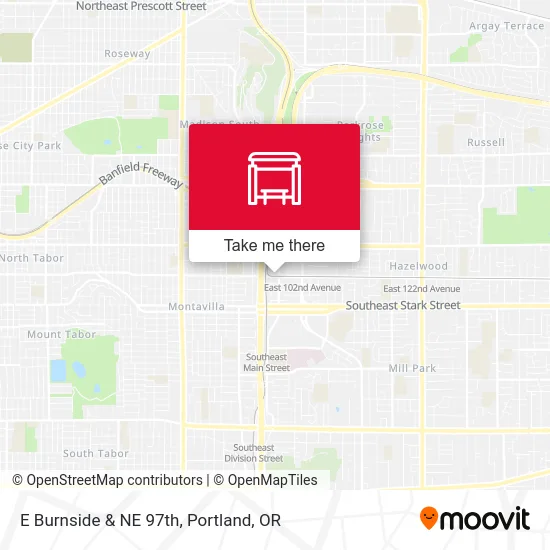 Mapa de E Burnside & NE 97th