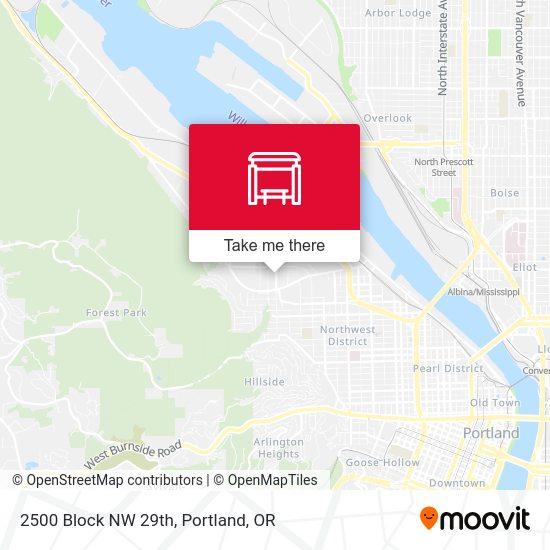 2500 Block NW 29th map
