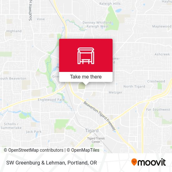 SW Greenburg & Lehman map