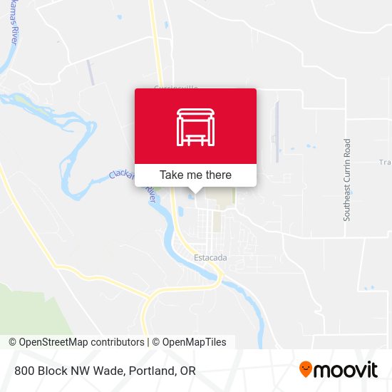 Mapa de 800 Block NW Wade