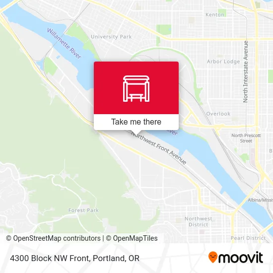 4300 Block NW Front map