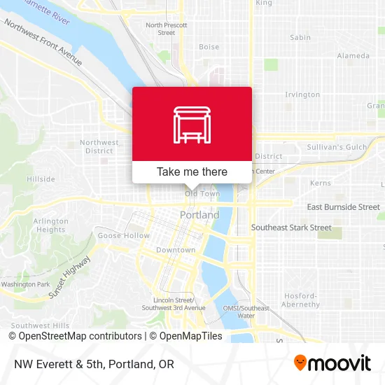 Mapa de NW Everett & 5th