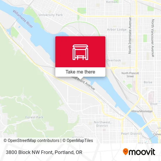 3800 Block NW Front map