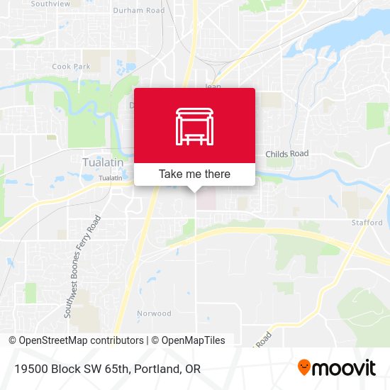 Mapa de 19500 Block SW 65th